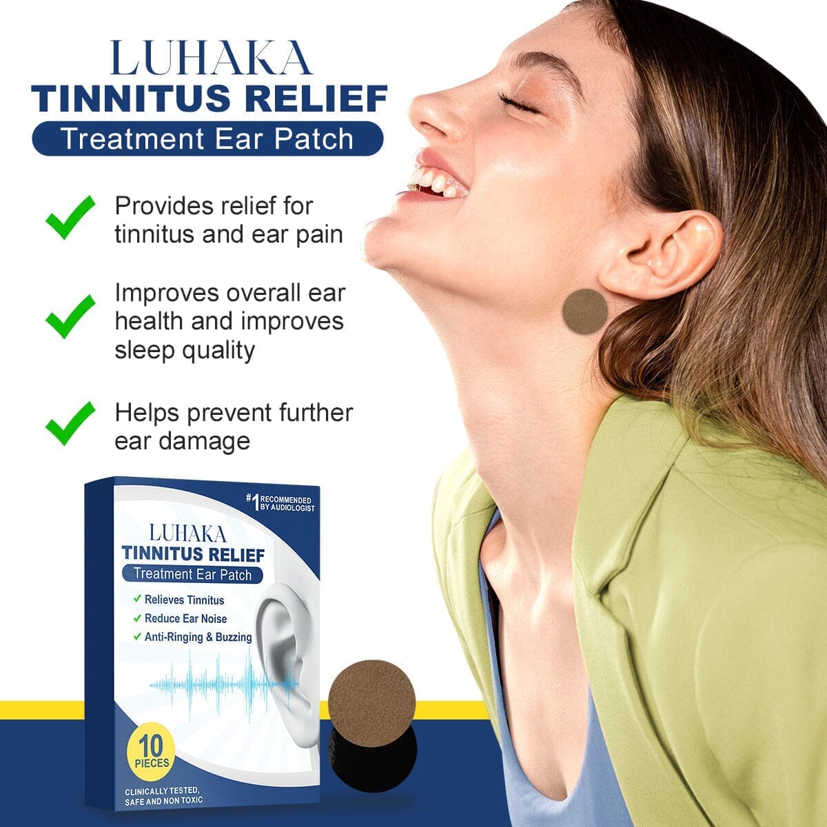 Luhaka™  Tinnitus Relief Treatment Ear Patch