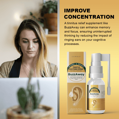 🔥Black Friday Offer🔥 Luhaka™ BuzzAway Propolis Tinnitus Soothing Spray