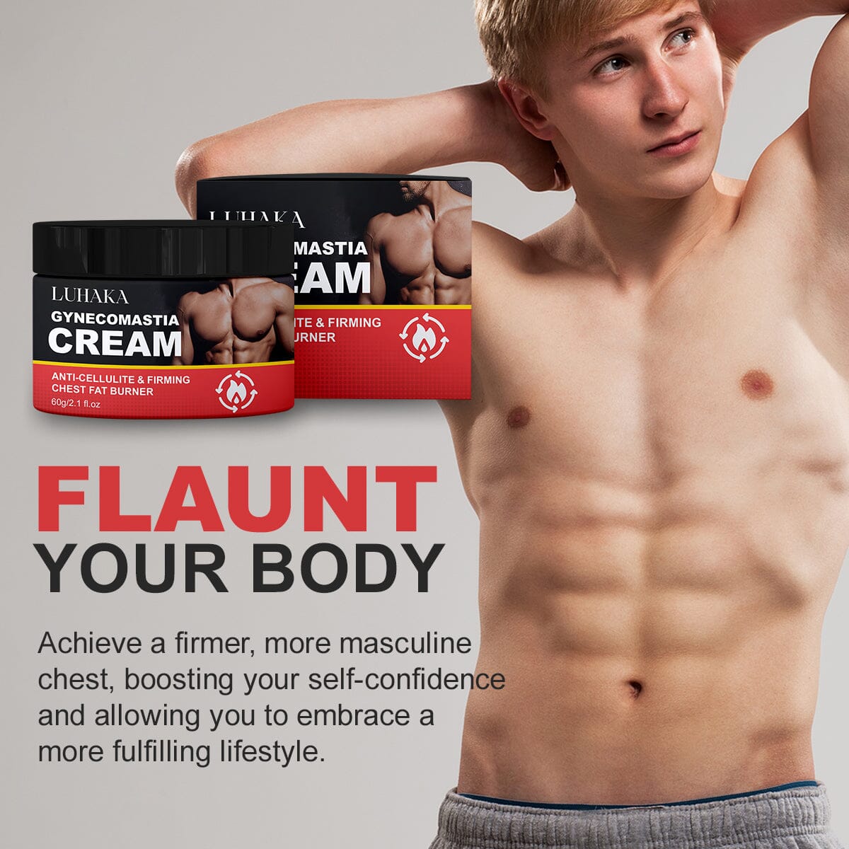 LUHAKA™ Gynecomastia Cream - Chest Fat Burner